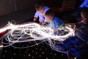 SANLI LED 10W Twinkle LED Fiber Optic Kinderlicht für Babys