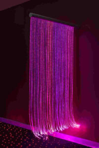 SANLI LED Bestes Fiber Optic Sparkle Kabel für Wasserfallvorhang